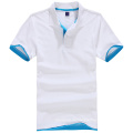 Mens Cotton Embrodiery Logo Kurzarm Polo Shirt (S-12)